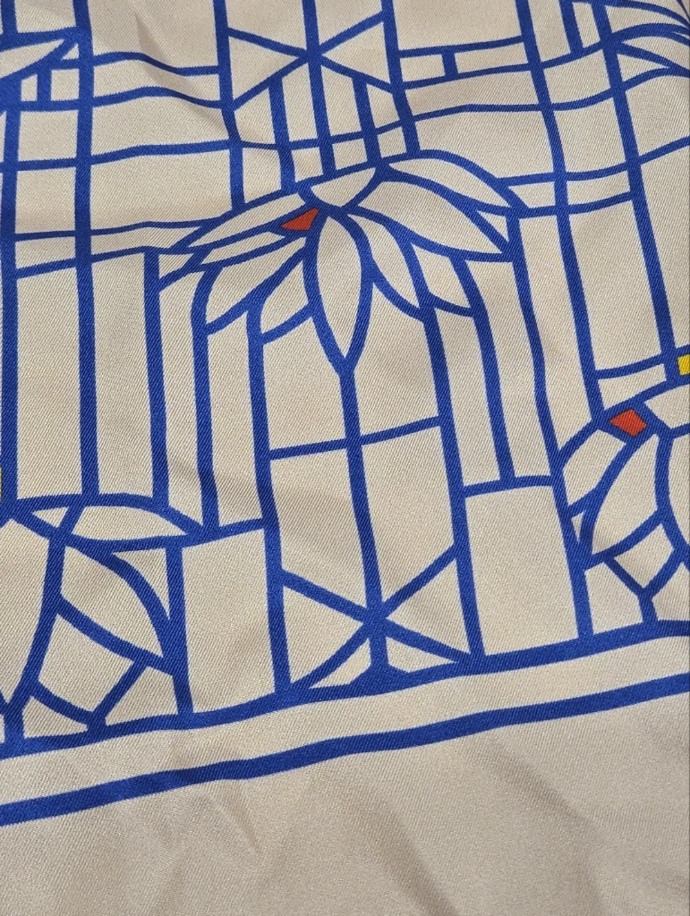 Frank‎ Lloyd Wright Signed Silk Scarf